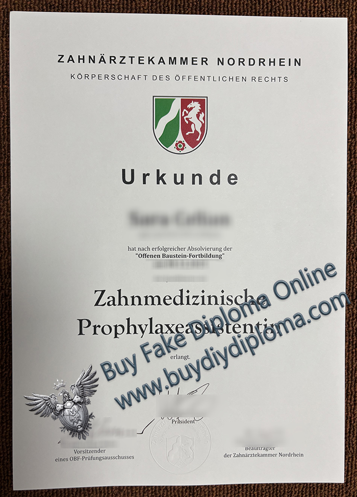 Zahnärztekammer Nordrhein Urkunde Zahnärztekammer Nordrhein UrkundeZahnärztekammer Nordrhein Urkunde